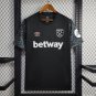 /25 West Ham United Third Black Soocer Shirt Jersey
