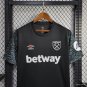 /25 West Ham United Third Black Soocer Shirt Jersey