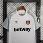 24/25 West Ham United Away White Soocer Shirt Jersey