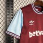 24/25 West Ham United Home Soocer Shirt Jersey