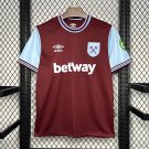 24/25 West Ham United Home Soocer Shirt Jersey