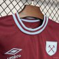 24/25 Kids West Ham United Home Kit Shirt Soocer Jersey