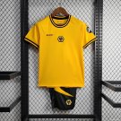 24/25 Kids Wolves Home Kit Shirt Soocer Jersey