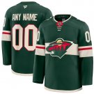 Custom Minnesota Wild Green 2024-25 Home Premium Stitched Hockey Jersey