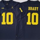 Michigan Wolverines #10 Tom Brady Navy F.U.S.E. Stitched Jersey