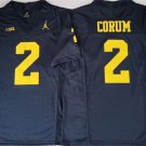 Michigan Wolverines #2 Blake Corum Navy 2023 F.U.S.E. Stitched Jersey
