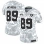 Raiders #89 Brock Bowers Arctic Camo 2024 F.U.S.E. Salute to Service Limited Stitched Jersey