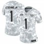Jaguars #1 Travis Etienne Jr. Arctic Camo 2024 F.U.S.E. Salute to Service Limited Stitched Jersey