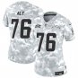 Chargers #76 Joe Alt Arctic Camo 2024 F.U.S.E. Salute to Service Limited Football Stitched Jersey