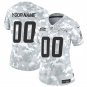 Custom Los Angeles Chargers Arctic Camo 2024 F.U.S.E. Salute to Service Limited Stitched Jersey