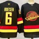 Vancouver Canucks #6 Brock Boeser Black 2024-25 With A Patch Alternate Stitched Hockey Jersey