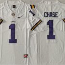 LSU Tigers #1 Ja'Marr Chase White F.U.S.E. Stitched Jersey
