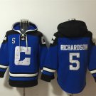 Men's Indianapolis Colts #5 Anthony Richardson Blue Ageless Must-Have Lace-Up Pullover Hoodie