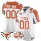 Custom Texas Longhorns Inverted 2024 F.U.S.E. 100 years of Darrell K Royal Limited Stitched Jersey