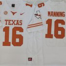 Texas Longhorns #16 Peyton Manning White 2023 F.U.S.E Stitched Jersey