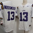LSU Tigers #13 Garrett Nussmeier White F.U.S.E Stitched Jersey