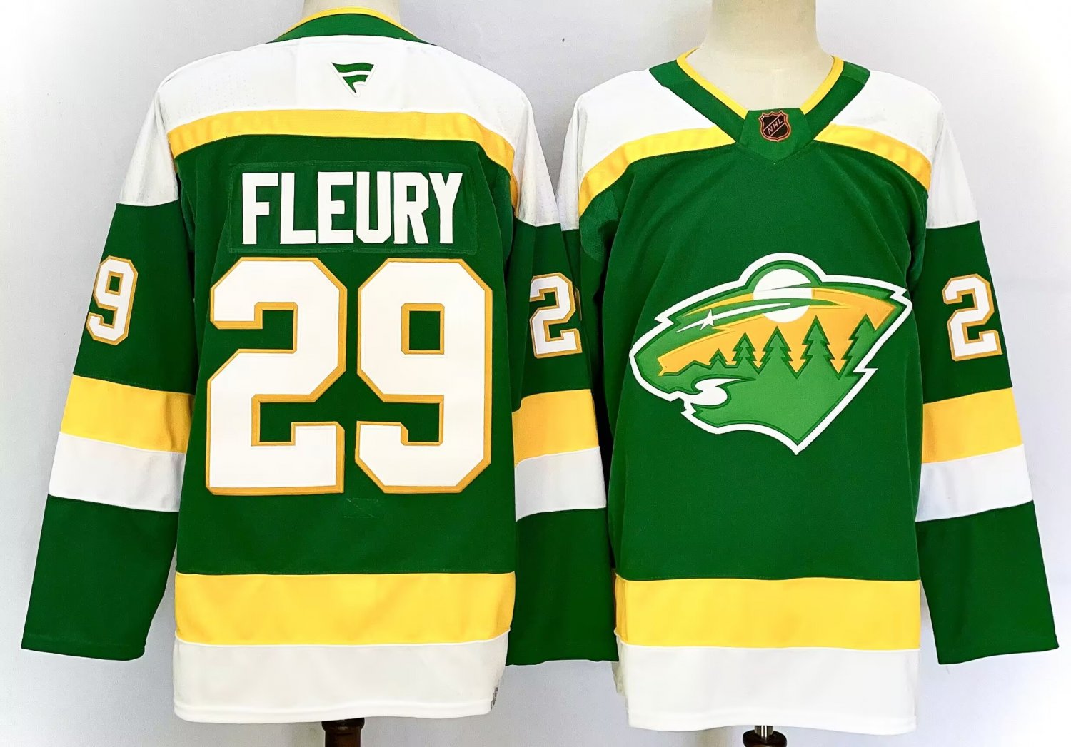 Minnesota Wild #29 Marc-Andre Fleury Green 2024-25 Alternate Stitched Hockey Jersey