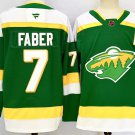 Minnesota Wild #7 Brock Faber Green 2024-25 Alternate With A Patch Stitched Hockey Jersey