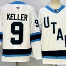 Utah Hockey Club #9 Clayton Keller White 2024-25 With C Patch Stitched Jersey