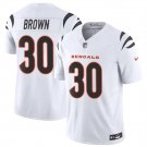 Bengals #30 Chase Brown White 2024 F.U.S.E. Vapor Untouchable Limited Football Stitched Jersey
