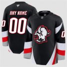 Custom Buffalo Sabres Black 2024-25 Alternate Stitched Hockey Jersey