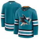 San Jose Sharks Blank Teal 2024-25 Home Stitched Hockey Jersey