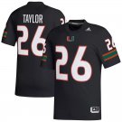 Miami Hurricanes #26 Sean Taylor Black Stitched Football Jersey