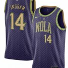 New Orleans Pelicans #14 Brandon Ingram Purple 2024-25 City Ediiton Stitched Basketball Jersey