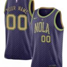 Custom New Orleans Pelicans Purple 2024-25 City Ediiton Stitched Basketball Jersey