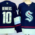 Seattle Kraken #10 Matty Beniers Navy 2024-25 Home Stitched Hockey Jersey