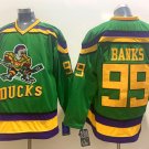 Anaheim Ducks #99 Adam Banks Green Hockey Stitched CCM Jersey