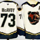 Boston Bruins #73 Charlie McAvoy White 2024-25 With A Patch Reverse Retro Stitched NHL Hockey Jersey