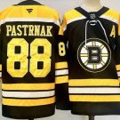 Boston Bruins #88 David Pastrnak Black With A Patch Authentic NHL Stitched Hockey Jersey