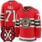 Chicago Blackhawks Taylor Hall #71 Winter Classic Patch Red Stitched Jersey
