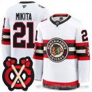 Chicago Blackhawks Stan Mikita #21 Winter Classic Patch White Stitched Jersey
