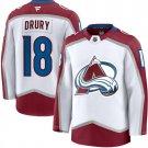 Colorado Avalanche #18 Jack Drury White 2024-25 Away Stitched Hockey Jersey