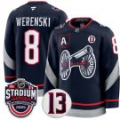 Columbus Blue Jackets #8 Zach Werenski Navy 2025 Stadium Series Patch Stitched Hockey Jersey