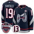 Columbus Blue Jackets #19 Adam Fantilli Navy 2025 Stadium Series Patch Stitched Hockey Jersey