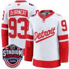 Detroit Red Wings #93 Alex DeBrincat White 2025 Stadium Series Patch Premium Stitched Jersey