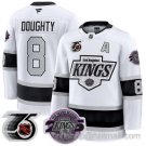 Men's Los Angeles Kings Drew Doughty #8 91-92 75th 25th Anniversary White Stitched Jersey