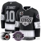 Men's Los Angeles Kings Tanner Jeannot 10 91-92 75th 25th Anniversary Black Stitched Jersey