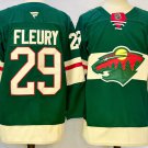 Men's Minnesota Wild #29 Marc-Andre Fleury Green 2024-25 Home Stitched Hockey Jersey