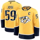 Men's Nashville Predators #59 Roman Josi Gold 2024-25 Stitched Hockey Jersey