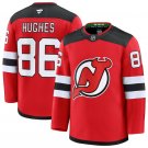 Men's New Jersey Devils #86 Jack Hughes Red 2024-25 Home Stitched Hockey Jersey