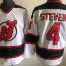 Men's New Jersey Devils #4 Scott Stevens White CCM Throwback NHL Stitched Hockey Jersey