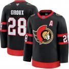 Men's Ottawa Senators #28 Claude Giroux Black 2025 Premium Home Stitched Hockey Jersey