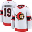 Men's Ottawa Senators #19 Drake Batherson White 2025 Premium Away Stitched Hockey Jersey