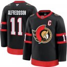 Men's Ottawa Senators #11 Daniel Alfredsson Black 2025 Premium Home Stitched Hockey Jersey