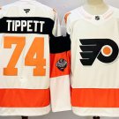Men's Philadelphia Flyers #74 Owen Tippett White 2024-25 With A Patch Stitched Jersey