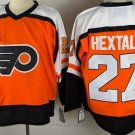 Philadelphia Flyers #27 Ron Hextall Orange Throwback CCM Vintage 1997 Stanley Cup Final Retro Jersey